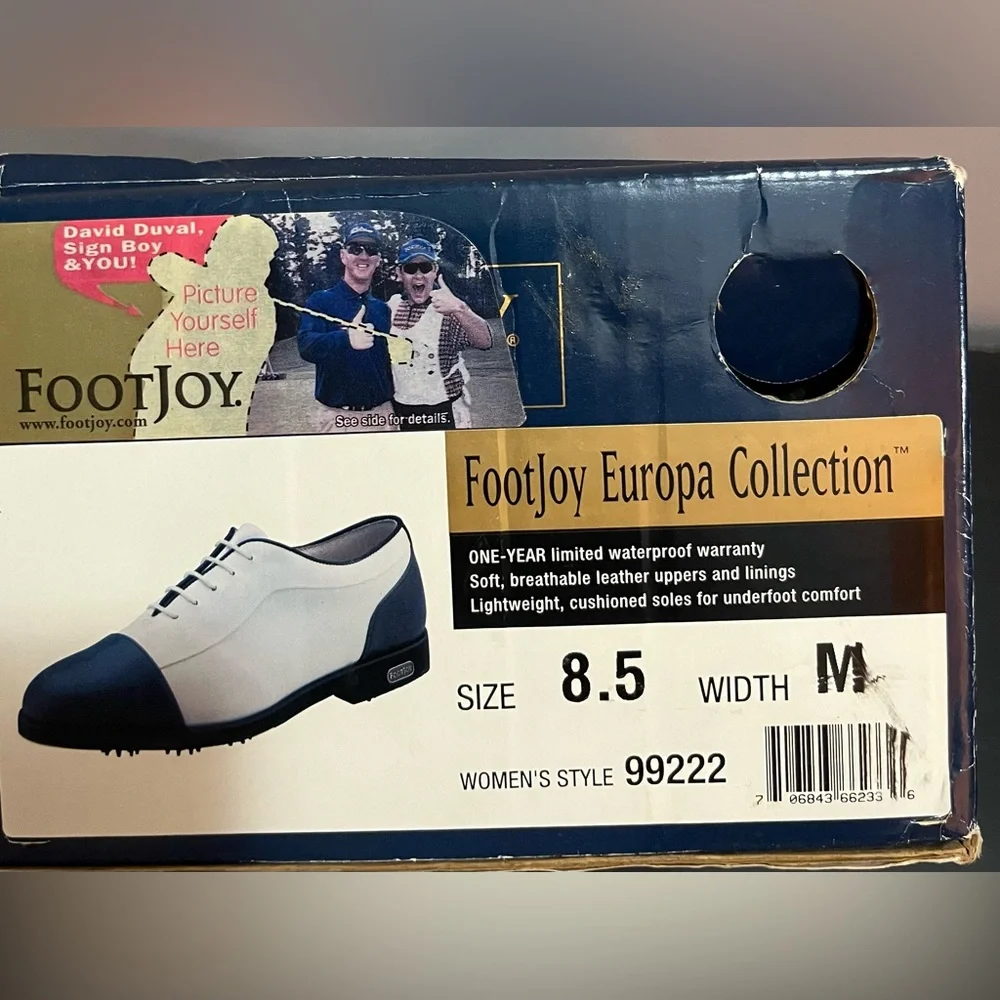 FootJoy Europa Blue & White Women’s Golf Shoes